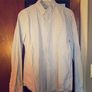 JCrew Factory Men’s sunwashed oxford with pocket